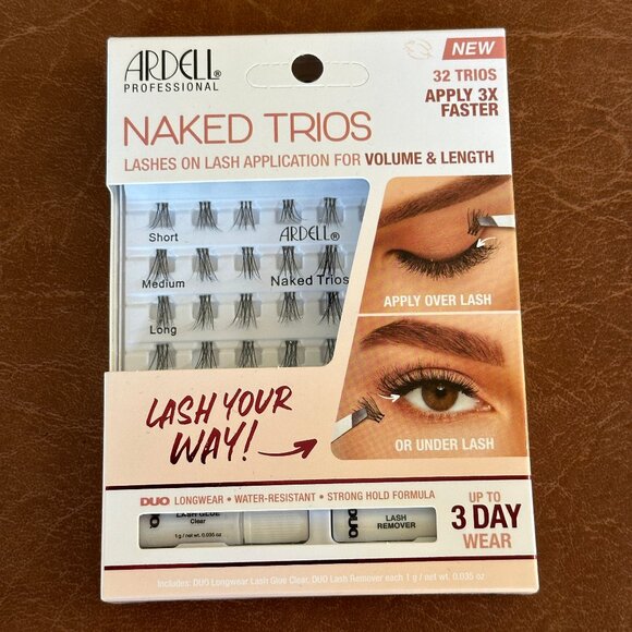 5/$20❣️ Ardell Naked Lash Trios + Adhesive Kit - Picture 1 of 3